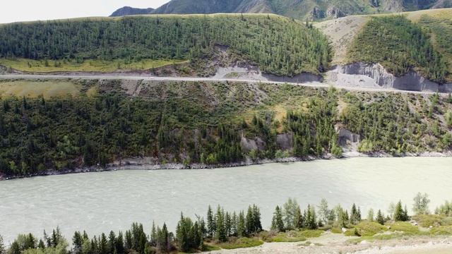 Горный Алтай с высоты птичьего полета. Лето 2022. Горно-Алтайск, Чемал, Акташ, Артыбаш. смотреть онлайн