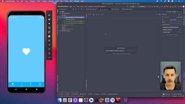 Como configurar o BottonNavigationView no Android Studio - Java смотреть онлайн