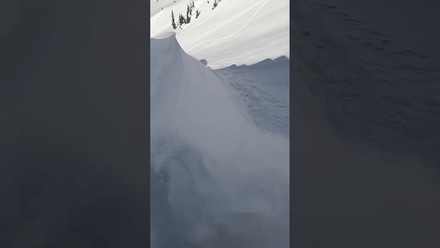 Спуск на лыжах по горному хребту смотреть онлайн