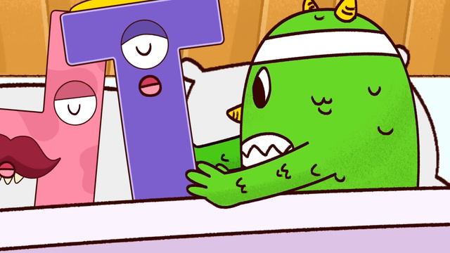 10 in the bed! Roll over song with ABC Monster l Nursery rhymes for kids l Halloween l ZooZooSong смотреть онлайн