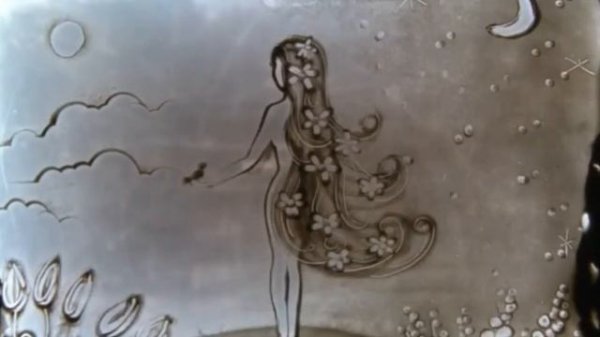 с 8 марта! песочная анимация