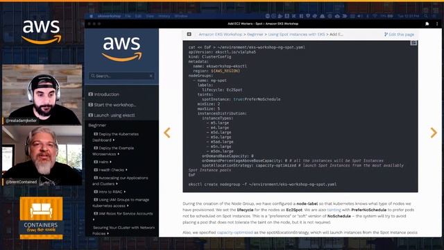 EKS With Spot Priced Nodes - #ContainersFromTheCouch смотреть онлайн