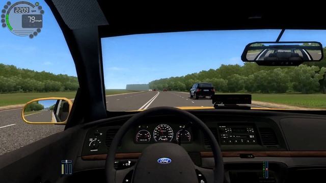 City Car Driving Ford Crown Victoria Taxi смотреть онлайн