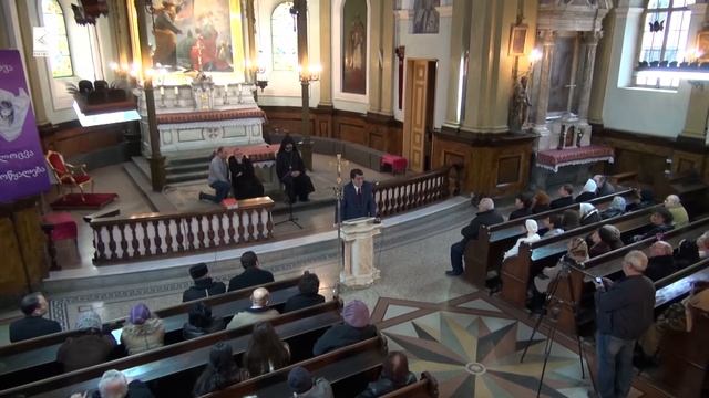 Вечер памяти жертв Геноцида армян в Римско-Католической Церкви г. Тбилиси смотреть онлайн