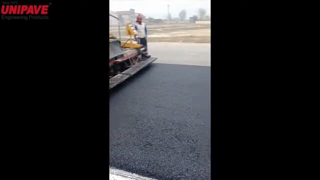 Unipave make single excel sensor pave finisher model ESP-045 смотреть онлайн