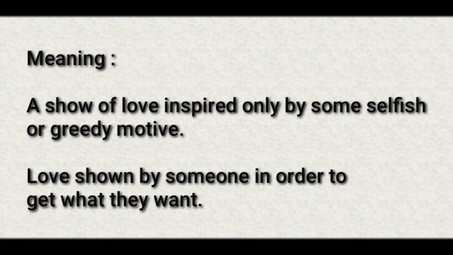 Explanation of Idiomatic expression 'Cupboard love' | Day -83 смотреть онлайн