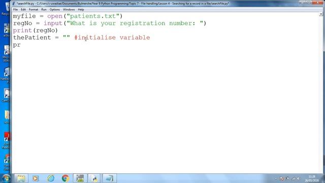 Searching Text file смотреть онлайн