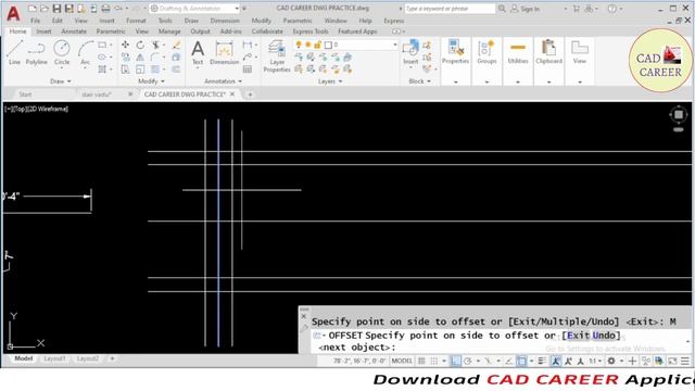 Making Dog-legged Staircase in AutoCAD | Civil | Arch | Different Size Of Dog-legged Staircase смотреть онлайн
