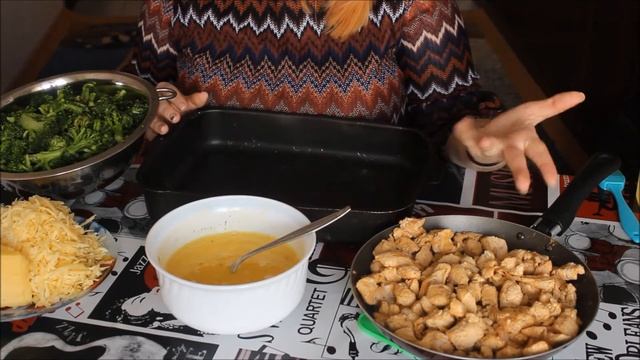 ЗАПЕКАНКА С БРОККОЛИ И КУРИЦЕЙ смотреть онлайн