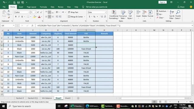 Advanced Excel Day 6 (If function Lessons) смотреть онлайн