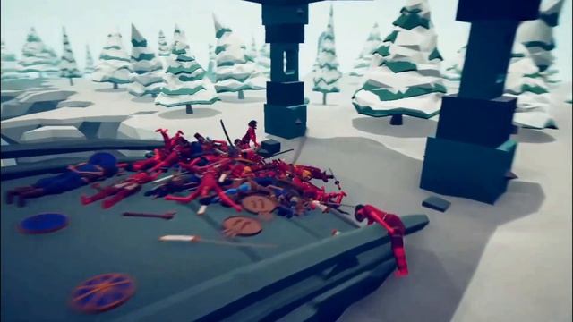 100x Samurai Attack Vikings Camp - Totally Accurate Battle Simulator TABS смотреть онлайн