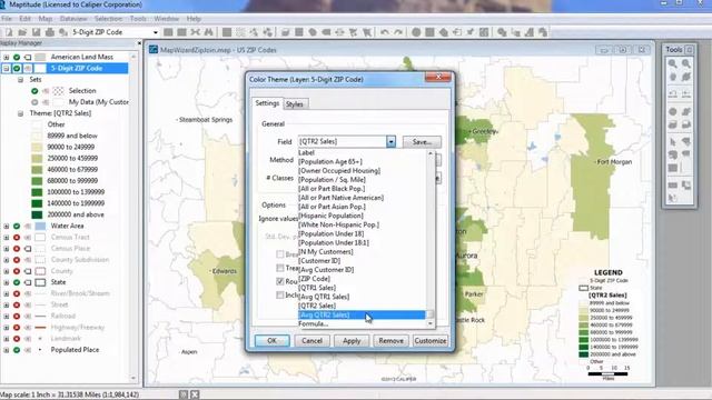 Import & map Excel, SQL, tables, database using your data in Maptitude mapping software - Urdu/Hind смотреть онлайн