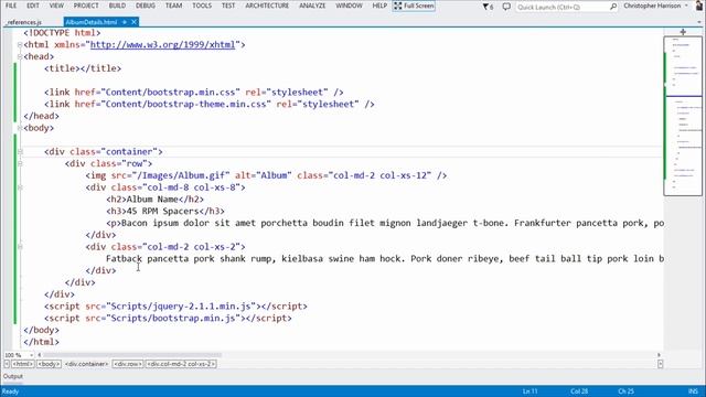 Building Responsive UI Bootstrap-Bootstrap-Page Design [Part -3 ] смотреть онлайн