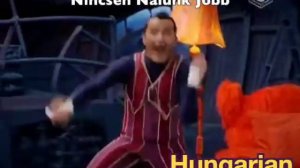 We Are Number One but it's repeated in different languages