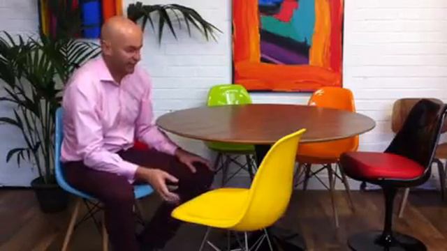 Eames dining chairs and tulip table demonstrations смотреть онлайн