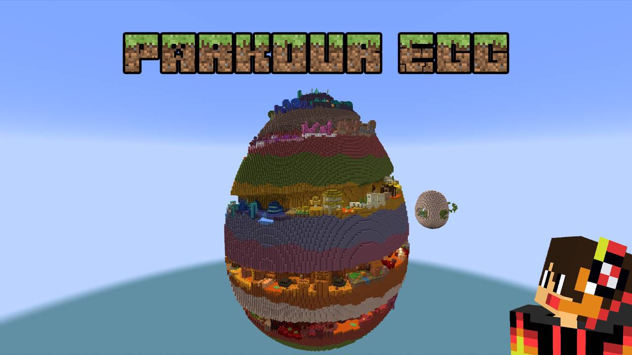 Майнкрафт, но это прохождение карты Parkour Egg