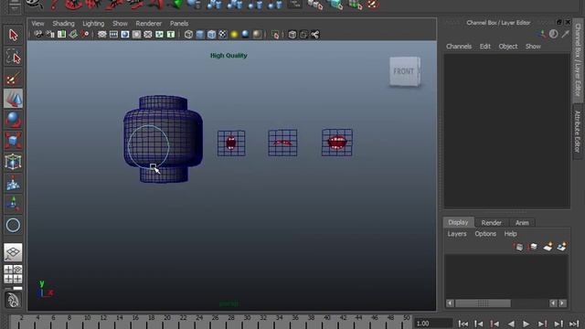 LEGO Анимация 2D рта на 3D персонаже (LEGO mouth animation) смотреть онлайн