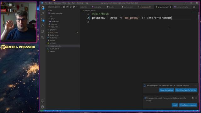 Setting up a webserver with php and async operations in docker смотреть онлайн