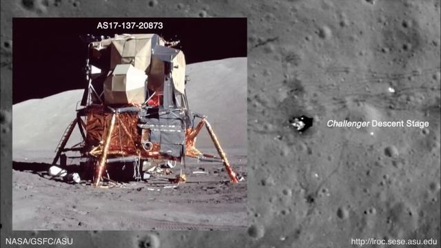 Apollo 12, 14 and 17 landing sites on Moon! смотреть онлайн