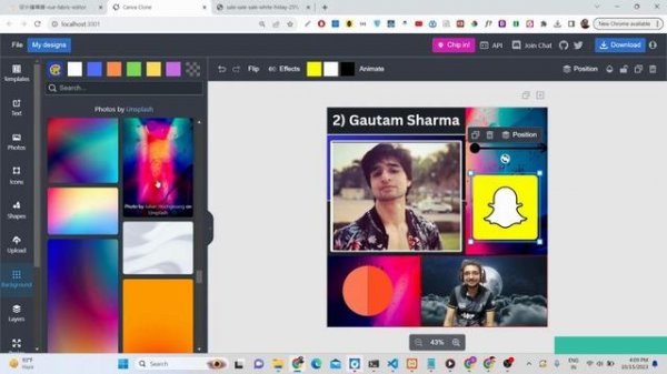 Build a React.js Canva Clone Image & PDF Graphics Editor Using Fabric.js & Canvas in Browser