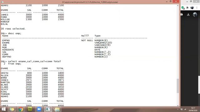 DBMS Lab 01- Foundation Statements of SQL | Part 03 смотреть онлайн