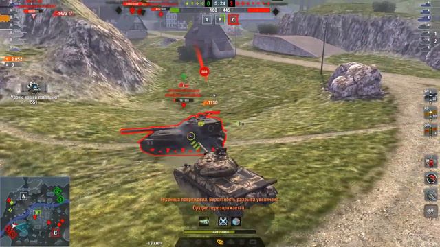 World of tanks Blitz режим MAD GAMES немного таранов смотреть онлайн