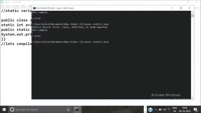 static variable | variable type | JAVA PROGRAMMING смотреть онлайн