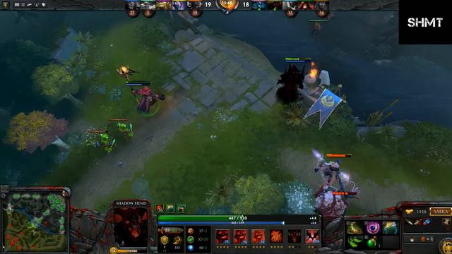Мотред фармит кинжалами крипов,СФ бьет в инвизе Ланаю)(Dota 2) смотреть онлайн
