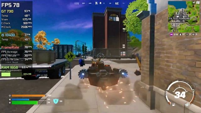 GT 730 GDDR5 | Fortnite - Chapter 3 \ Season 2 - 4K, 1440p, 900p, 720p, 648p, 540p, 360p смотреть онлайн