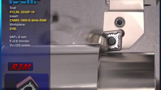 ISCAR ISOTURN - TURNING CHIPFORMERS ISO R3M смотреть онлайн