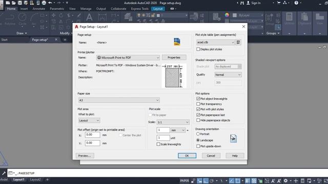 AutoCAD 2020 complete tutorial for beginners | Chapter 5 Page Setup Manager смотреть онлайн