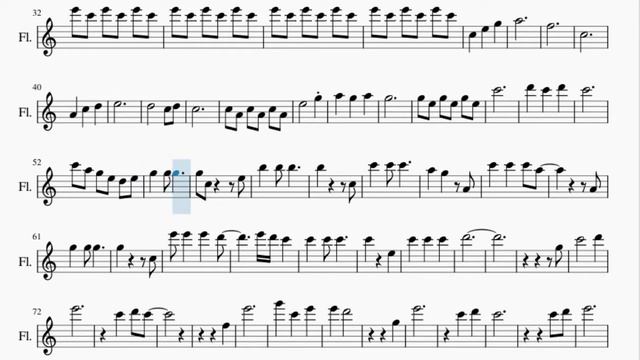 Flute Sheet Music: How to play Dream Operator by Talking Heads смотреть онлайн