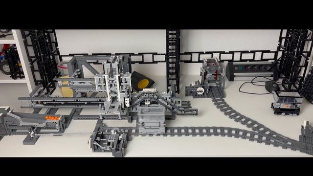 Lego GBC - Train Module Type 1 - Crane Loader (modular) - close to final version смотреть онлайн