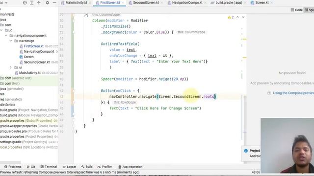 Jetpack Compose tutorial in Hindi #27 - Pass Argument In Navigation Component смотреть онлайн
