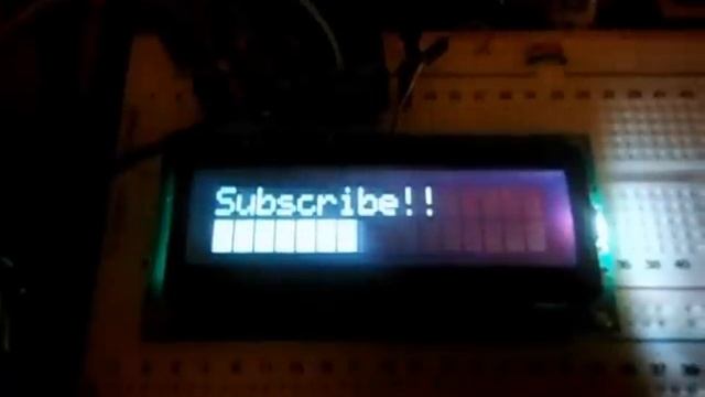 Basic message on a 16-2 LCD screen смотреть онлайн