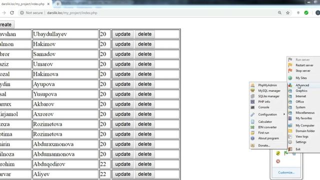 PHP #29 – Dars. PHPda delete & view pages смотреть онлайн