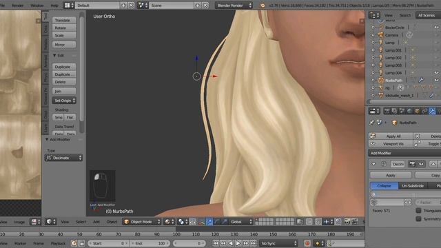 sims 4 hair meshing: using curves to make hair strands from scratch смотреть онлайн