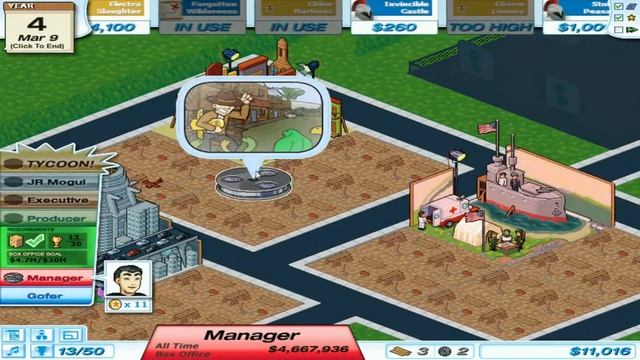 Hollywood Tycoon Gameplay Commentary Part 2 Just Scraping By смотреть онлайн