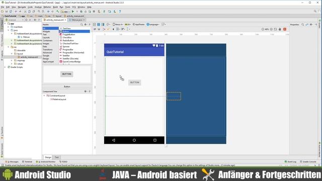 Android Studio Projekt erstellen, Activity & Button programmieren! - Android Apps programmieren #00 смотреть онлайн