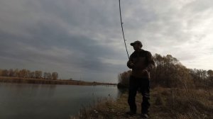 Рыбалка в Татарстане на реке Меша. Ловля жереха с берега.
