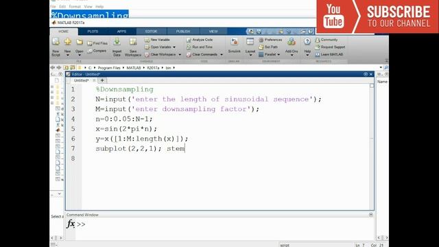 Downsampling Signals in Matlab - Downsample Signal Matlab Tutorial смотреть онлайн