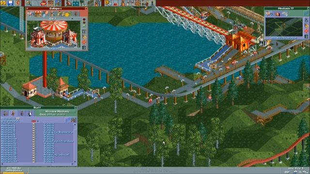 Roller Coaster Tycoon: Mega Park Merry-Go-Round Control Failures Compilation смотреть онлайн