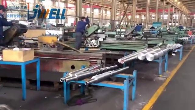 цех производства шнеков и цилиндров Jwell смотреть онлайн