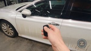 Toyota Camry, охранный комплекс на базе StarLine S66v2 gsm gps
