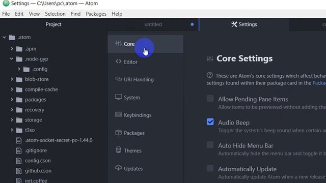 How to Enable Restore Previous Windows on Start in Atom Editor смотреть онлайн