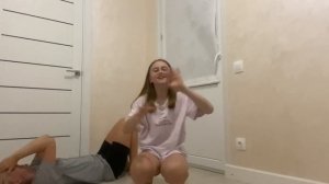 парная йога челендж/йога челендж/видео с подругой