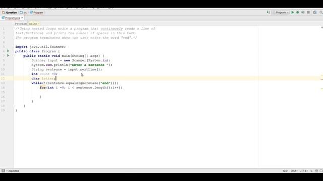 Java programming - Nested loop example смотреть онлайн
