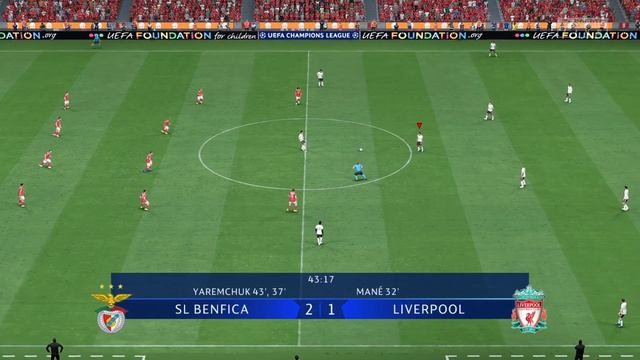 FIFA 22 - Benfica vs Liverpool | UEFA Champions League 21/22 | 4K смотреть онлайн