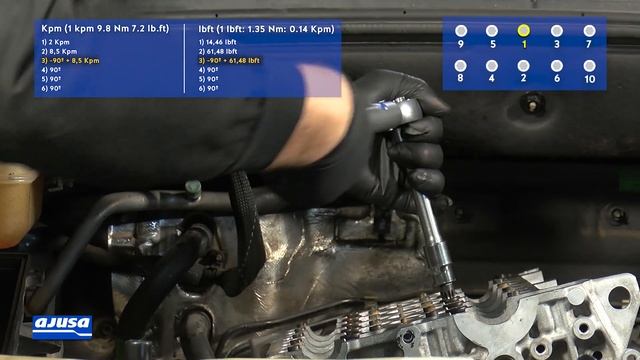 SSANYONG KYRON 2.0 16V (D20DT) Cylinder Head Bolts Assembly | Montaje Tornillos De Culata