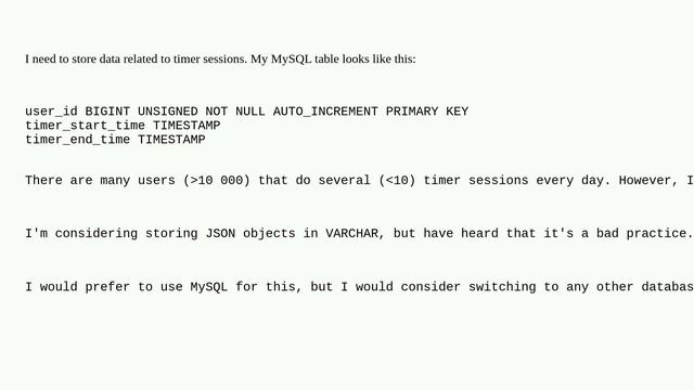 Dba: Database design for a limited historical data per user смотреть онлайн